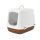 Savic Oscar macska wc barna 50x37x39cm