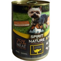 Spirit of Nature Dog Konzerv Strucchússal 415g - Kifutó