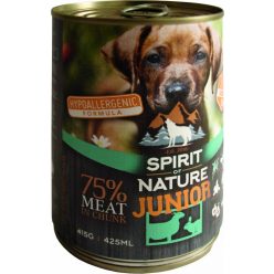   Spirit of Nature Junior Dog Konzerv Bárányhússal és Nyúlhússal 415g - Kifutó