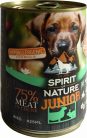 Spirit of Nature Junior Dog Konzerv Bárányhússal és Nyúlhússal 415g - Kifutó