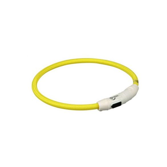 Trixie világító gyűrű USB-ről tölthető sárga L-XL 65cm