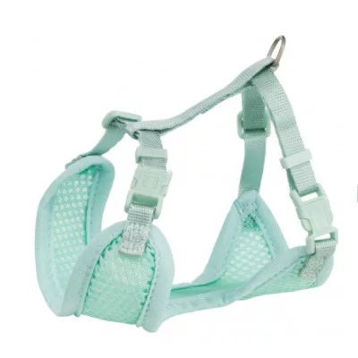 Trixie Junior Hám pórázzal menta 26-34cm / 10mm - 2m / 10mm-Kifutó