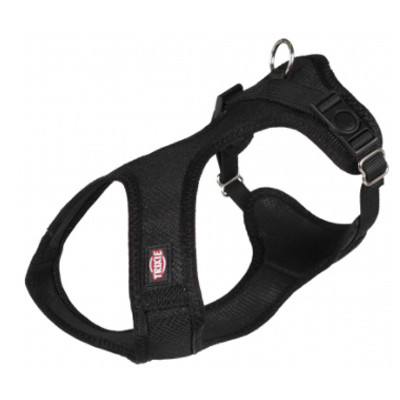 Trixie Comfort hám Soft S fekete 33-50cm / 20mm