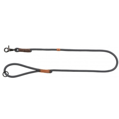 Trixie Nordic póráz S-M sötétszürke, barna 1m/8mm
