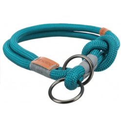   Trixie Nordic nyakörv L-XL petrol, világos szürke 55cm/13mm
