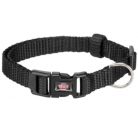 Trixie Prémium nyakörv XXS-XS fekete 15-25cm / 10mm