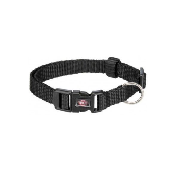 Trixie Prémium nyakörv XXS-XS fekete 15-25cm / 10mm
