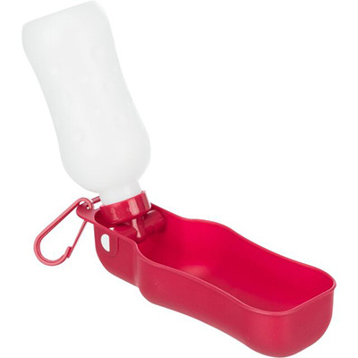 Trixie Itatótál Utazáshoz 250ml Piros