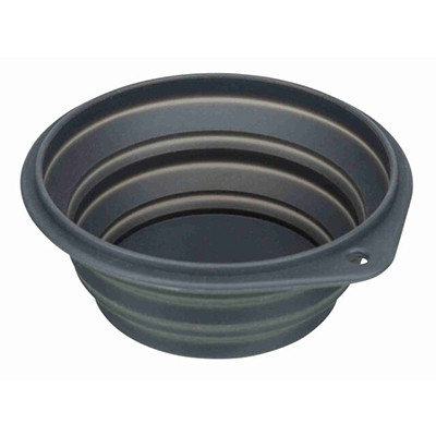 Trixie Szilikon Utazótál 0,25l /11cm Szürke