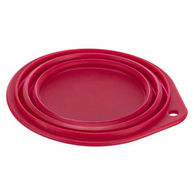 Trixie Szilikon Utazótál 0,5l / 14cm Piros