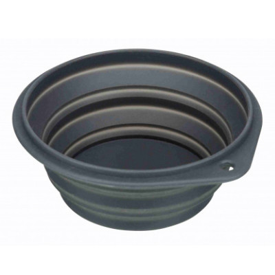 Trixie Szilikon Utazótál 1l /18cm Szürke