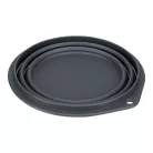 Trixie Szilikon Utazótál 1l /18cm Szürke
