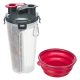 Trixie Itató-Etető Palack-Tál Utazáshoz 2 x 0,35l / 23cm