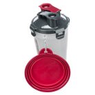 Trixie Itató-Etető Palack-Tál Utazáshoz 2 x 0,35l / 23cm