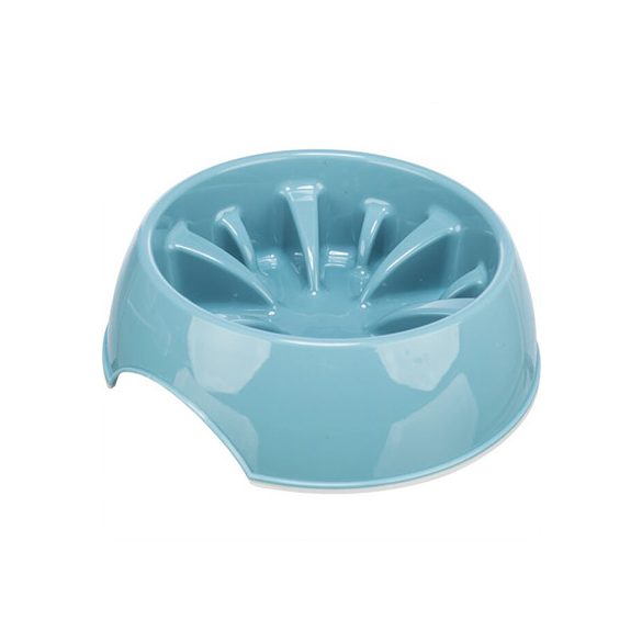 Trixie Evés Lassító Műanyag Tál Gumitalppal 0,3l / 16cm Kék