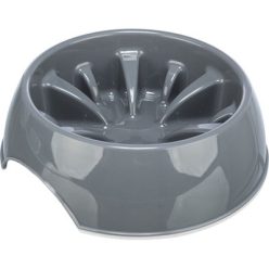   Trixie Evés Lassító Műanyag Tál Gumitalppal 1,4l / 25cm Szürke