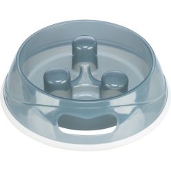   Trixie Evés Lassító Műanyag Tál Gumitalppal 0,45l/20cm Szürke
