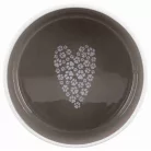 Trixie Kerámia Tál Pets Home 0,8l / 16cm Fehér/Szürke