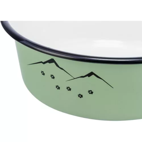 Trixie Zománcozott zöld fémtál 0,3l/12cm