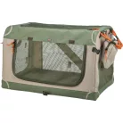 Trixie Kennel Nylon Comfy olivazöld / bézs S 47,5 x 44,5 x 70 cm