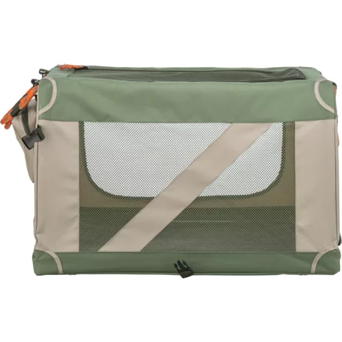 Trixie Kennel Nylon Comfy olivazöld / bézs S 47,5 x 44,5 x 70 cm