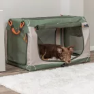 Trixie Kennel Nylon Comfy olivazöld / bézs S 47,5 x 44,5 x 70 cm