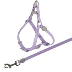 Trixie hám+póráz szett macskáknak lila 26–37 cm/10 mm