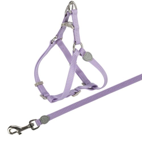 Trixie hám+póráz szett macskáknak lila 26–37 cm/10 mm