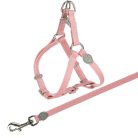 Trixie hám+póráz szett macskáknak rózsaszín 26–37 cm/10 mm