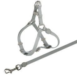   Trixie hám+póráz szett macskáknak szürke 26–37 cm/10 mm