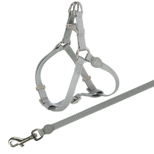 Trixie hám+póráz szett macskáknak szürke 26–37 cm/10 mm