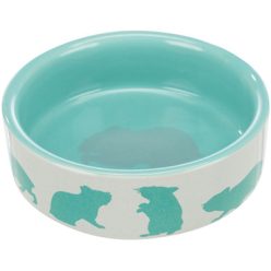 Trixie Kerámia Tál Hörcsög Mintával 80ml / 8cm Kék