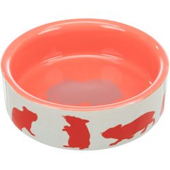   Trixie Kerámia Tál Hörcsög Mintával 80ml / 8cm Rózsaszín