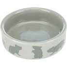 Trixie Kerámia Tál Hörcsög Mintával 80ml / 8cm Szürke