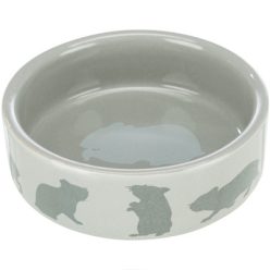 Trixie Kerámia Tál Hörcsög Mintával 80ml / 8cm Szürke