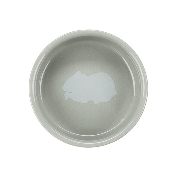 Trixie Kerámia Tál Hörcsög Mintával 80ml / 8cm Szürke