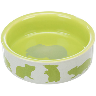 Trixie Kerámia Tál Hörcsög Mintával 80ml / 8cm Zöld
