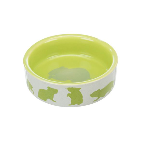 Trixie Kerámia Tál Hörcsög Mintával 80ml / 8cm Zöld
