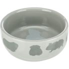 Trixie Kerámia Tál Tengerimalac Mintával 250ml / 11cm Szürke
