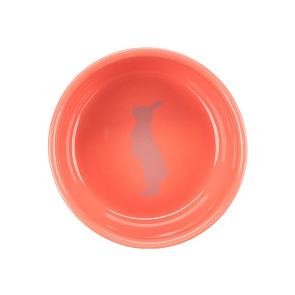 Trixie Kerámia Tál Nyúl Mintával 250ml / 11cm - Rózsaszín