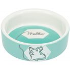 Trixie Kerámia Tál Hello Hörcsög Mintával 90ml / 8cm Kék