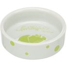 Trixie Kerámia Tál Hörcsög Mintával 90ml / 8cm Zöld - Kifutó
