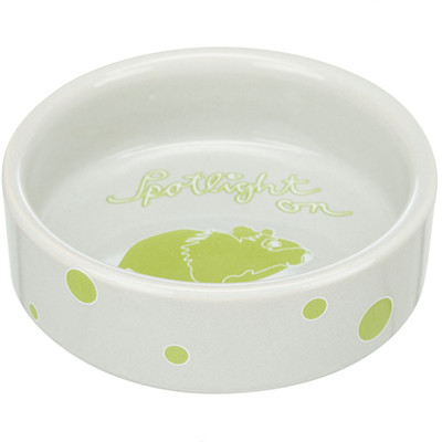 Trixie Kerámia Tál Hörcsög Mintával 90ml / 8cm Zöld - Kifutó