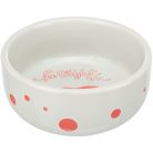 Trixie Kerámia Tál Tengerimalac Mintával Spotlight 250ml / 11cm Piros - Kifutó