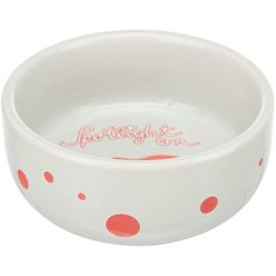   Trixie Kerámia Tál Tengerimalac Mintával Spotlight 250ml / 11cm Piros - Kifutó