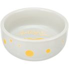 Trixie Kerámia Tál Tengerimalac Mintával Spotlight 250ml / 11cm Sárga - Kifutó