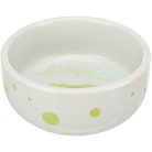 Trixie Kerámia Tál Tengerimalac Mintával Spotlight 250ml / 11cm Zöld - Kifutó