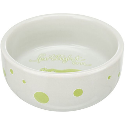 Trixie Kerámia Tál Tengerimalac Mintával Spotlight 250ml / 11cm Zöld - Kifutó