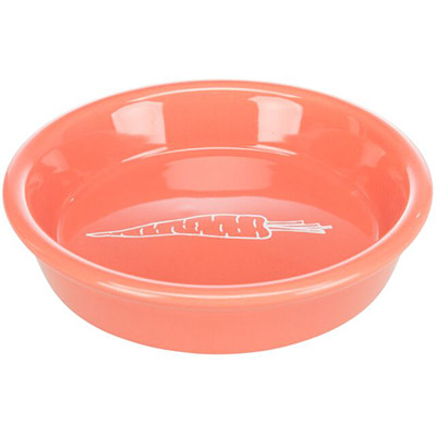 Trixie Kerámia Tál Répa Mintával 200ml / 14cm Rózsaszín
