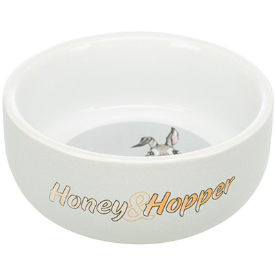 Trixie Kerámia Tál Honey & Hopper 250ml /11cm Szürke